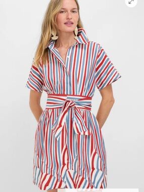 Tuckernuck - Americana Stripe Callie Dress - Size Small